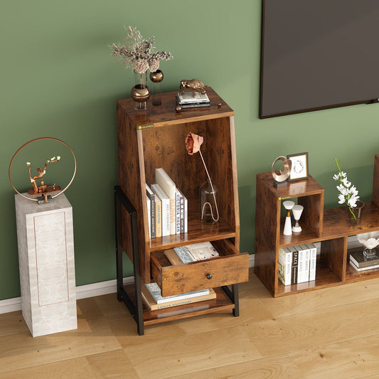 side storage beside wall