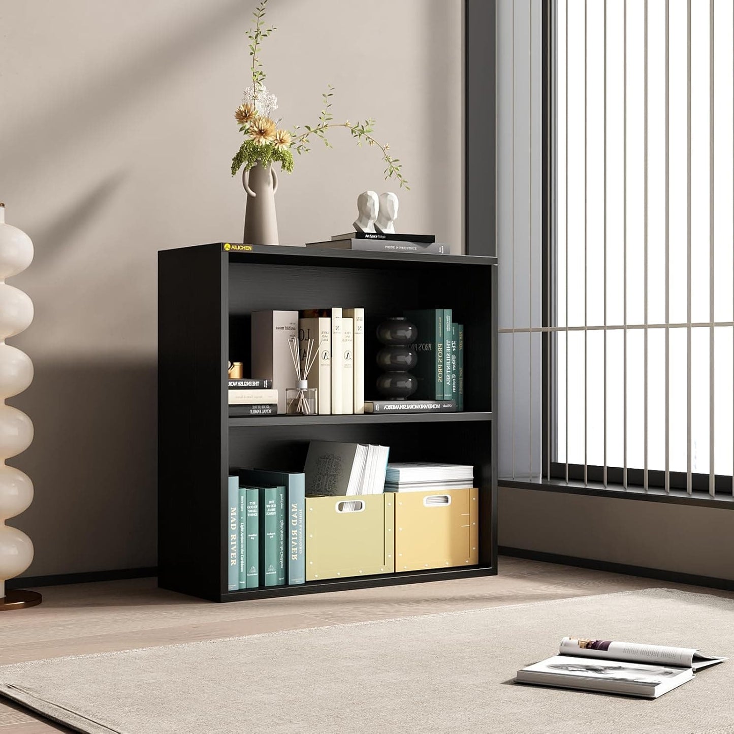 2 Tier Shelf, Storage Shelves, Corner Shelf, Book shelf, Minimalism