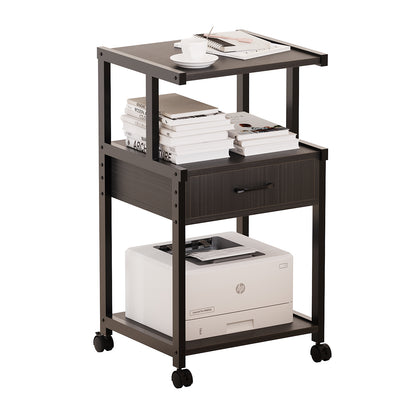 YQ JENMW Mobile Printer Stand with Drawer,Multifunctional Storage Organizer for Home,Office