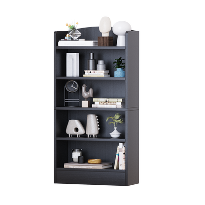 YQ JENMW 5-Tier Bookshelf,Storage Organizer Bookcase with Open Shelf,For Living Room,Bedroom,Home Office