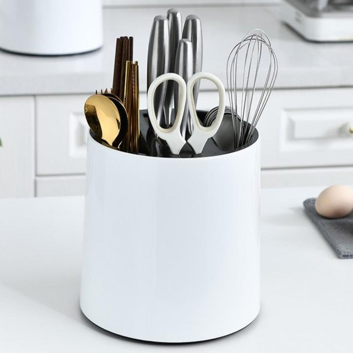 Multifunctional Kitchen Knife Shelf Rotating Organiser