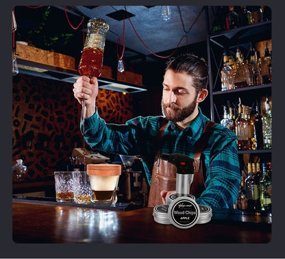 Cocktail Smoker with 8 flavors -Bourbon Whiskey Gifts for Men