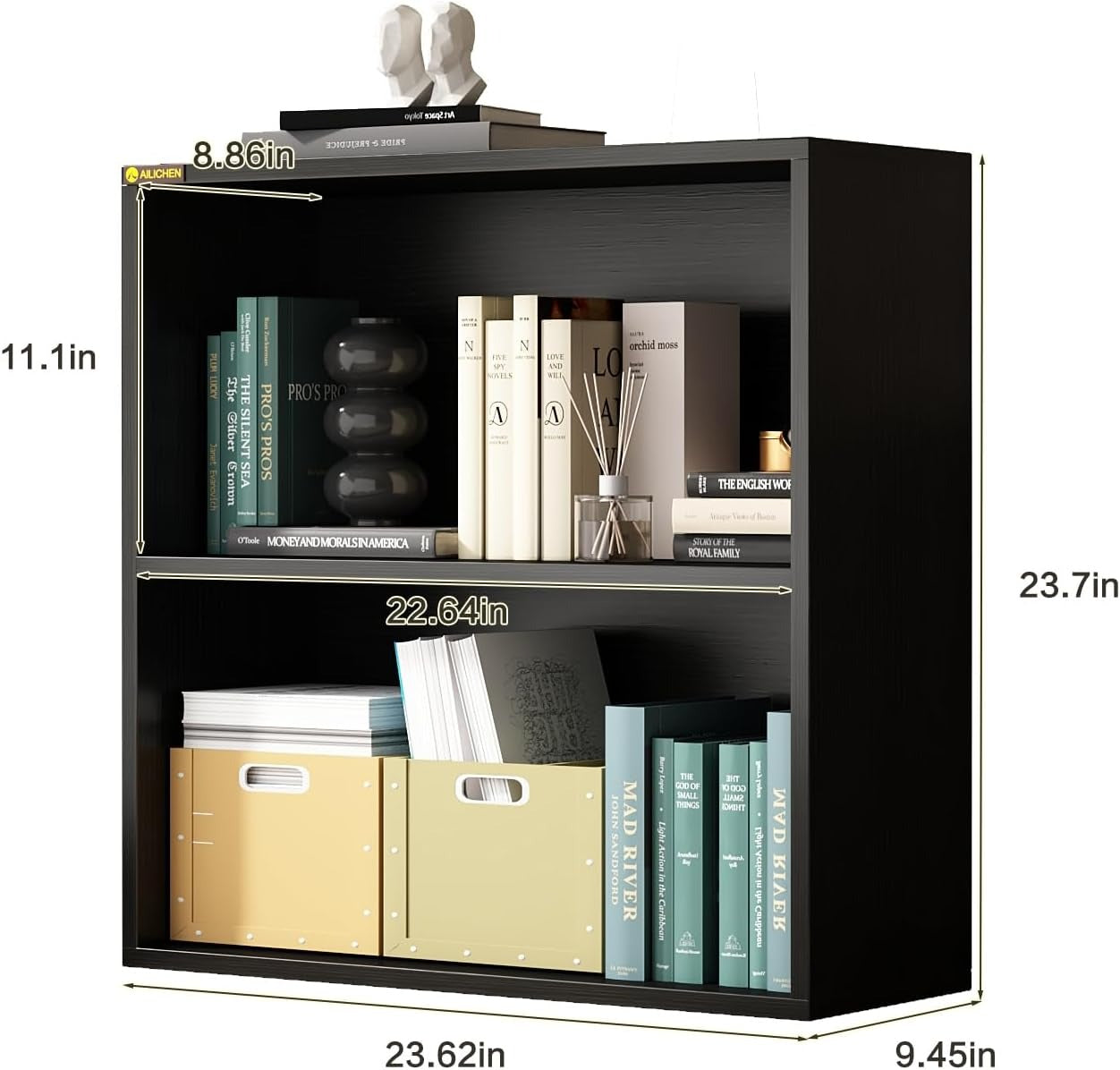 2 Tier Display Storage for Home Office