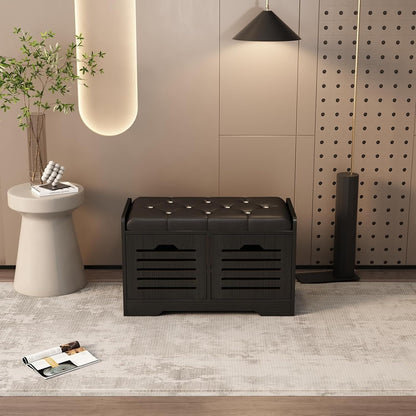 Shoe Storage Bench with 2 Storage Drawer