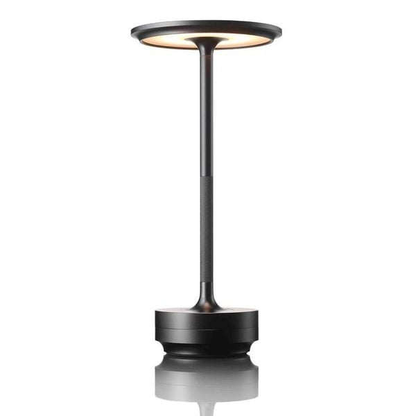 Metallic Cordless Table Lamp - Dimmable & Rechargeable