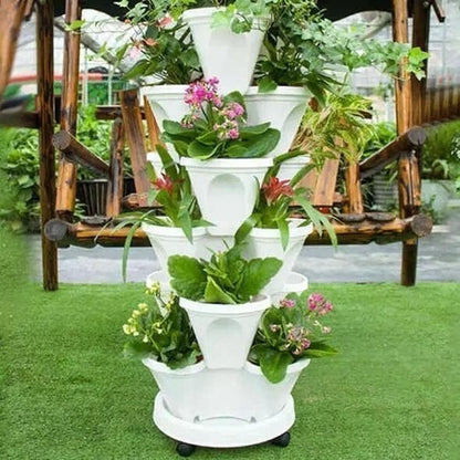 Stand Stacking Planters Strawberry Planting Pots