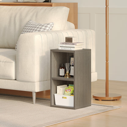 YQ JENMW 2-Tier Storage Shelf,Compact Space-Saving Organizer for Living Room,Bedroom,Kitchen,Office