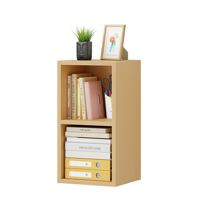 YQ JENMW 2-Tier Storage Shelf,Compact Space-Saving Organizer for Living Room,Bedroom,Kitchen,Office