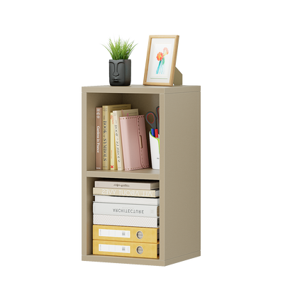 YQ JENMW 2-Tier Storage Shelf,Compact Space-Saving Organizer for Living Room,Bedroom,Kitchen,Office