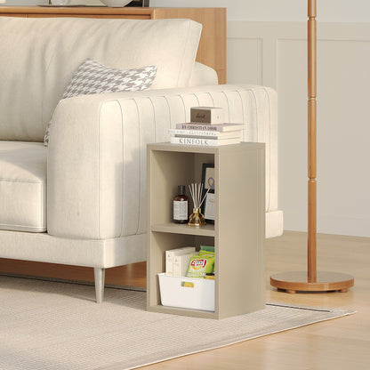 YQ JENMW 2-Tier Storage Shelf,Compact Space-Saving Organizer for Living Room,Bedroom,Kitchen,Office