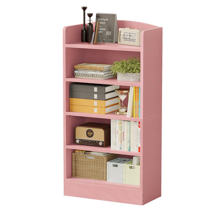 YQ JENMW 5-Tier Bookshelf,Storage Organizer Bookcase with Open Shelf,For Living Room,Bedroom,Home Office
