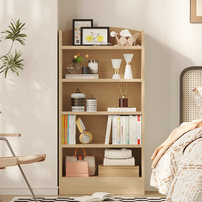 YQ JENMW 5-Tier Bookshelf,Storage Organizer Bookcase with Open Shelf,For Living Room,Bedroom,Home Office