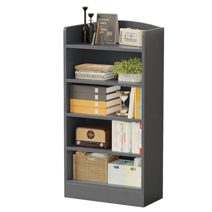 YQ JENMW 5-Tier Bookshelf,Storage Organizer Bookcase with Open Shelf,For Living Room,Bedroom,Home Office