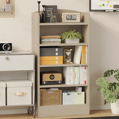 YQ JENMW 5-Tier Bookshelf,Storage Organizer Bookcase with Open Shelf,For Living Room,Bedroom,Home Office