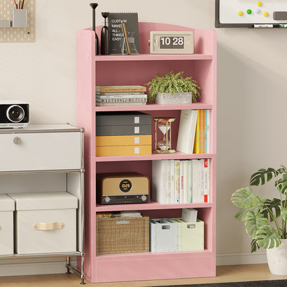 YQ JENMW 5-Tier Bookshelf,Storage Organizer Bookcase with Open Shelf,For Living Room,Bedroom,Home Office
