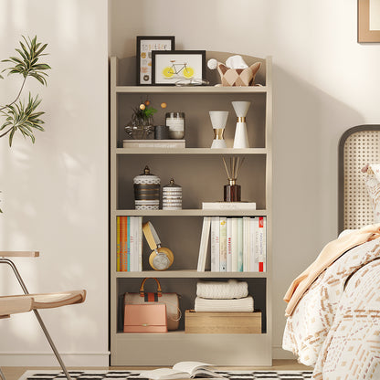 YQ JENMW 5-Tier Bookshelf,Storage Organizer Bookcase with Open Shelf,For Living Room,Bedroom,Home Office