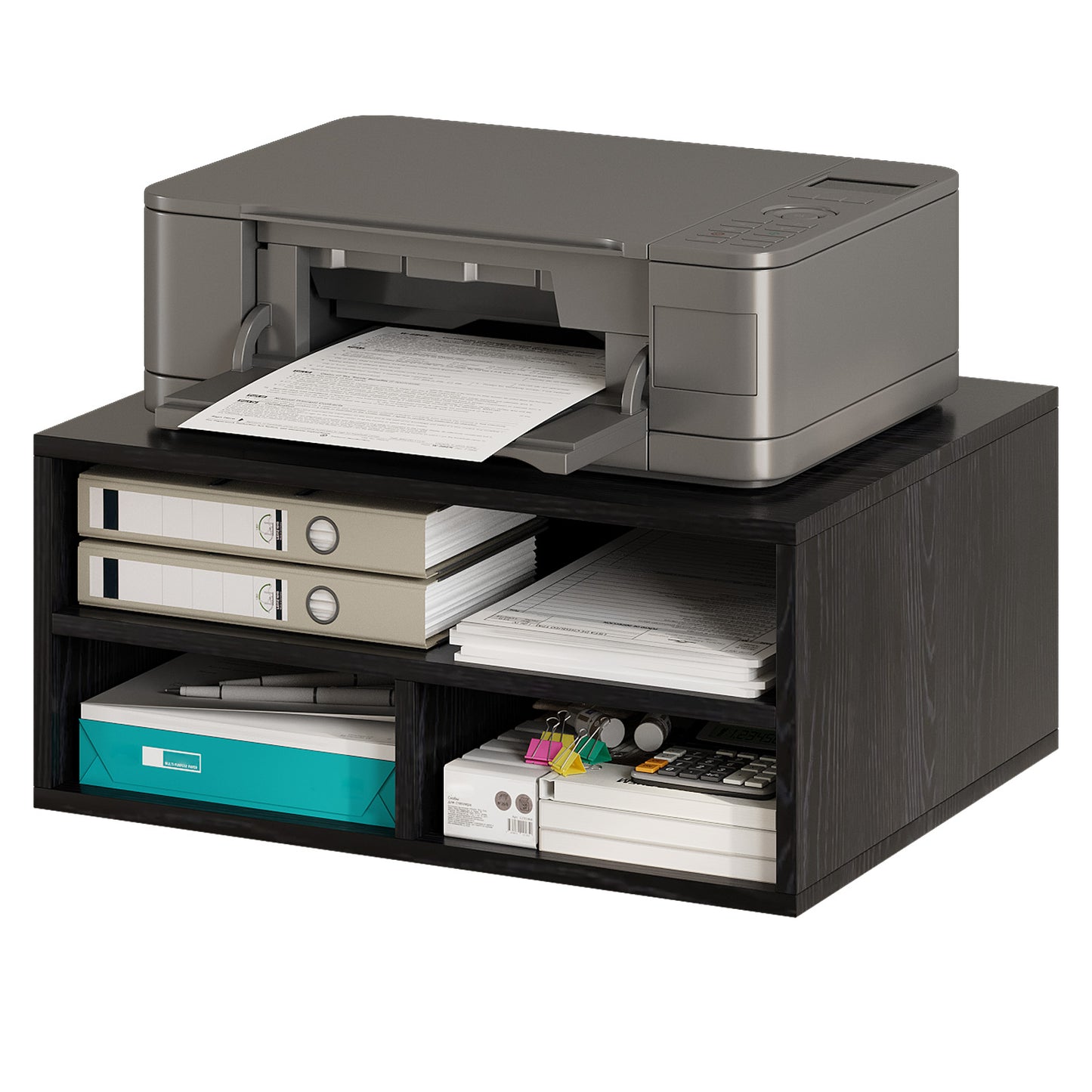 YQ JENMW 2-Tier Desktop Storage Organizer,Stackable Cabinet Organizer for Home Office,Bedroom,Study