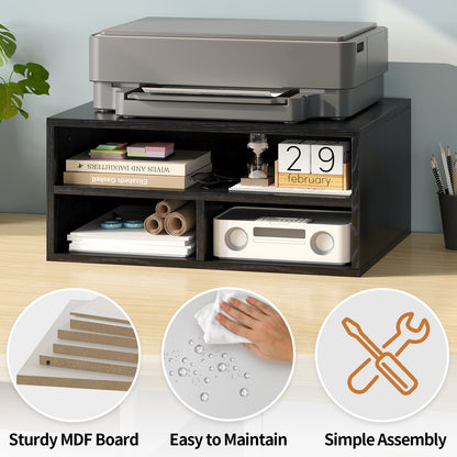 YQ JENMW 2-Tier Desktop Storage Organizer,Stackable Cabinet Organizer for Home Office,Bedroom,Study