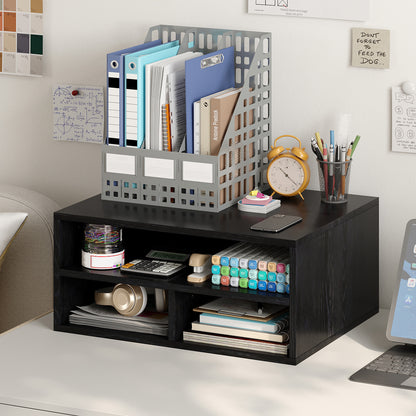 YQ JENMW 2-Tier Desktop Storage Organizer,Stackable Cabinet Organizer for Home Office,Bedroom,Study
