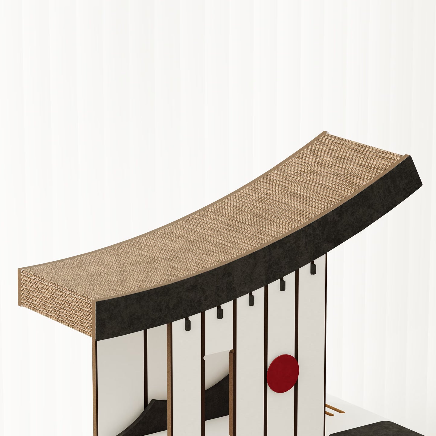 YQ JENMW Modern Multi-Level Cat Tree with Scratching Post,Cozy Condo & Top Perch,Sturdy Activity Center for Indoor Cats