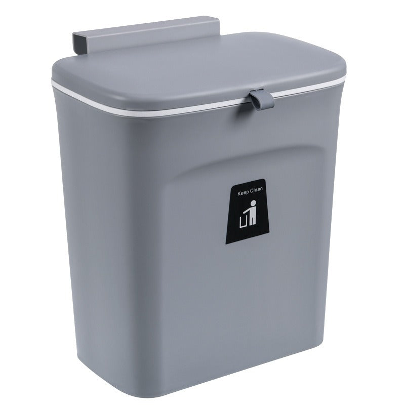 9L Kitchen Slide/Wall Mount/Portable Trash Can