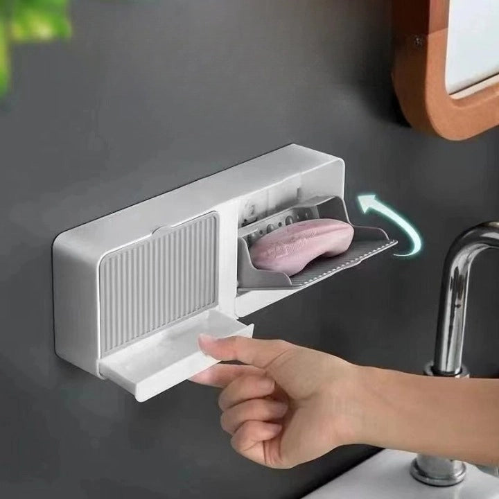 WALL-MOUNTED SOAP HOLDER