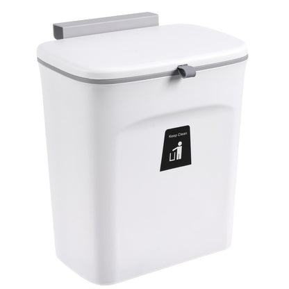 9L Kitchen Slide/Wall Mount/Portable Trash Can