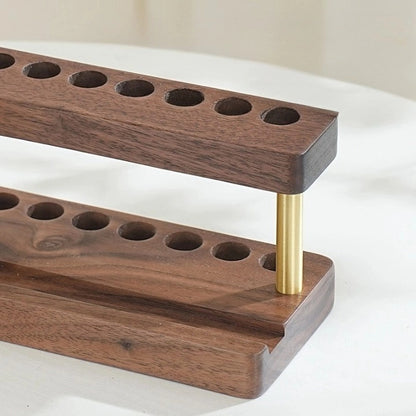 Office Desktop Wooden Pen Holder