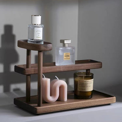 Multi-Layer Wooden Storage Rack, Desktop Ornaments