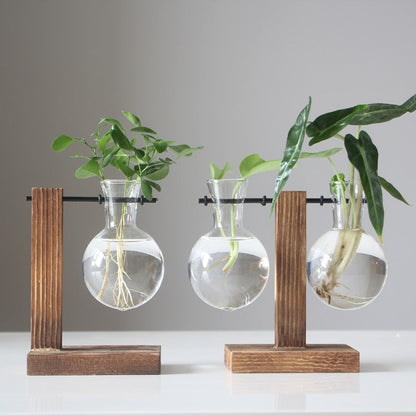 Clear Bulb Tabletop Vase