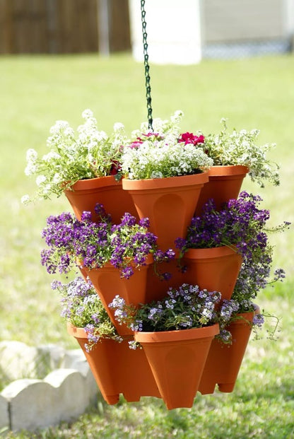 Stand Stacking Planters Strawberry Planting Pots