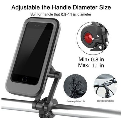 Waterproof Bicycle & Motorcycle Phone Holder