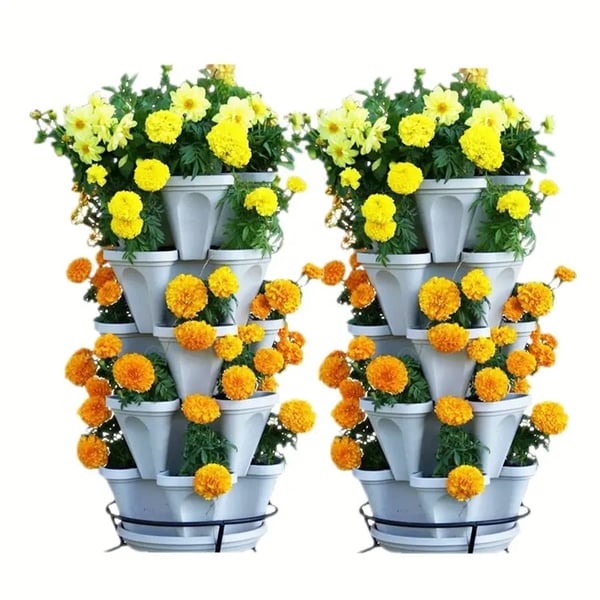 Stand Stacking Planters Strawberry Planting Pots