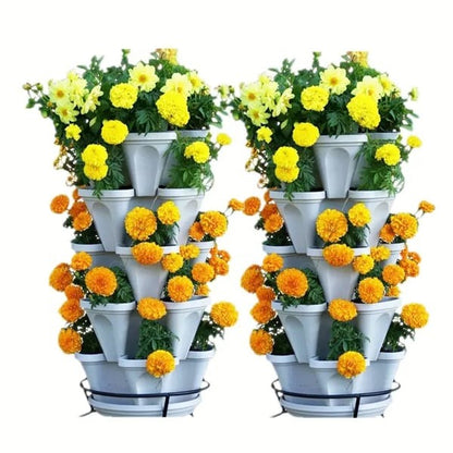 Stand Stacking Planters Strawberry Planting Pots